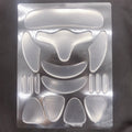 Reusable silicone anti-wrinkle patches for face.