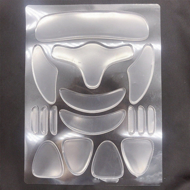 Reusable silicone anti-wrinkle patches for face.