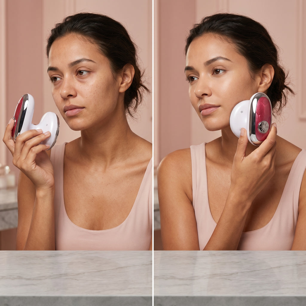 Before And After image of RF & Ultrasonic LED Firming Device