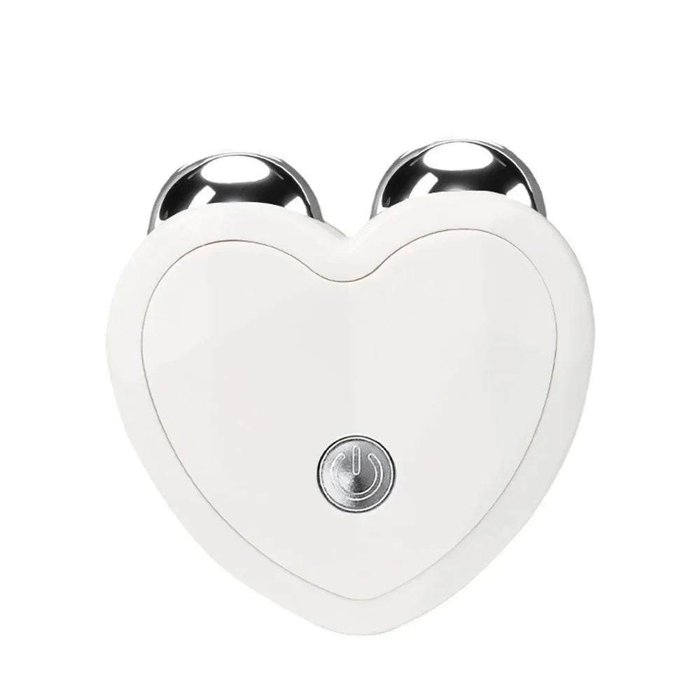 white auraself microcurrent facial toning massager