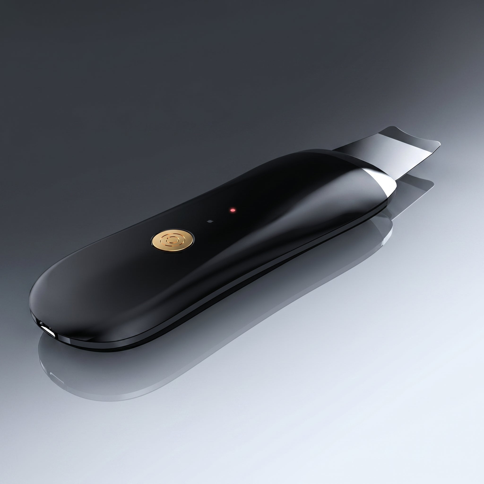 Black Ultrasonic Skin Scrubber 