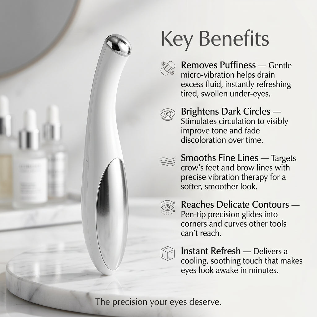 Key benefits for mini eye massager