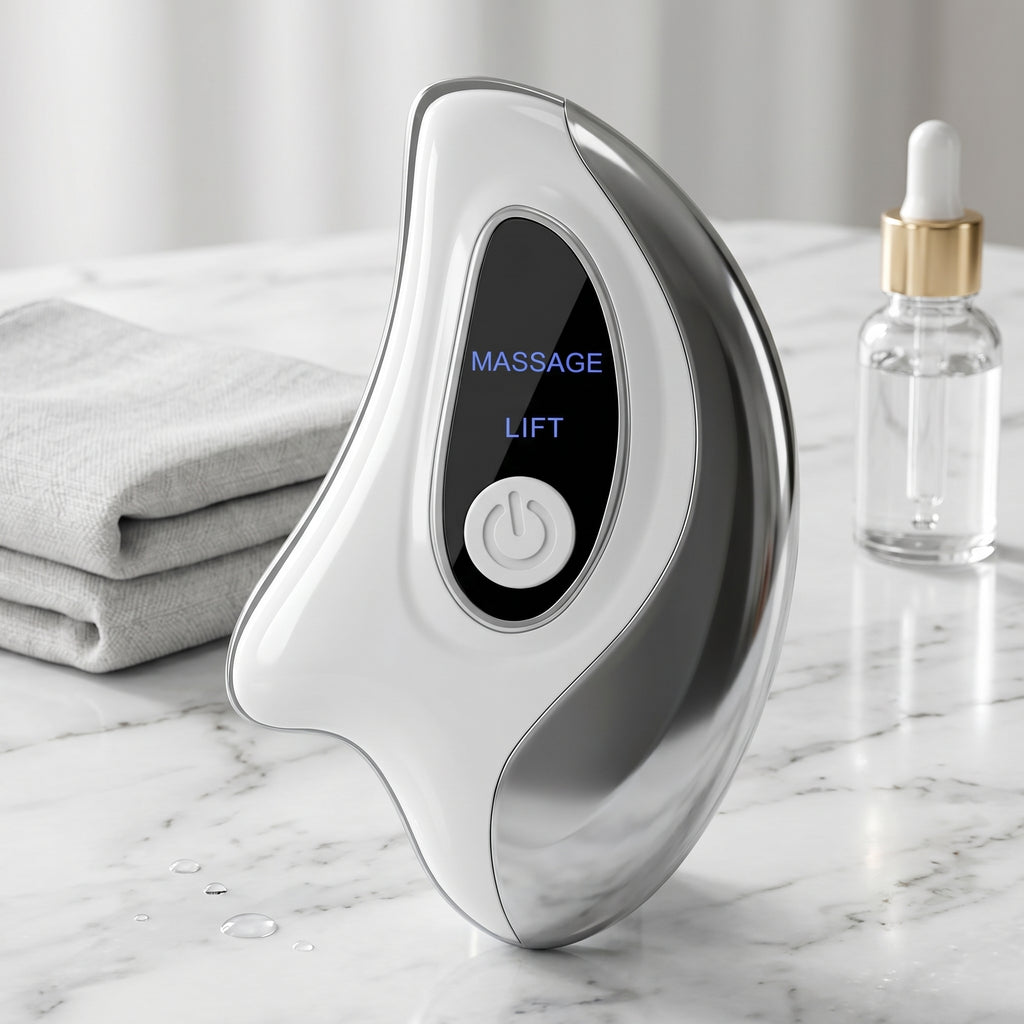 Auraself White gua sha massage and lift tool 
