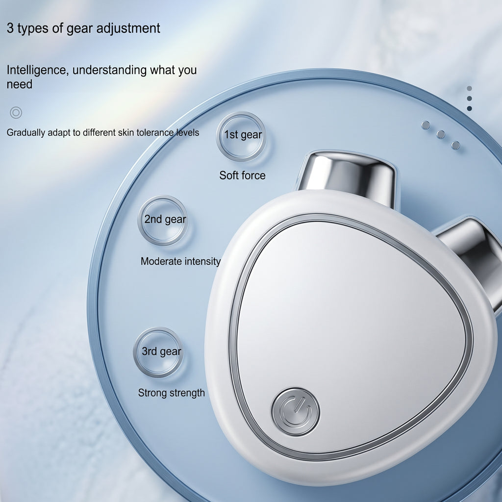 Three types of gear adjustments for the Mini Microcurrent Lifting Device 