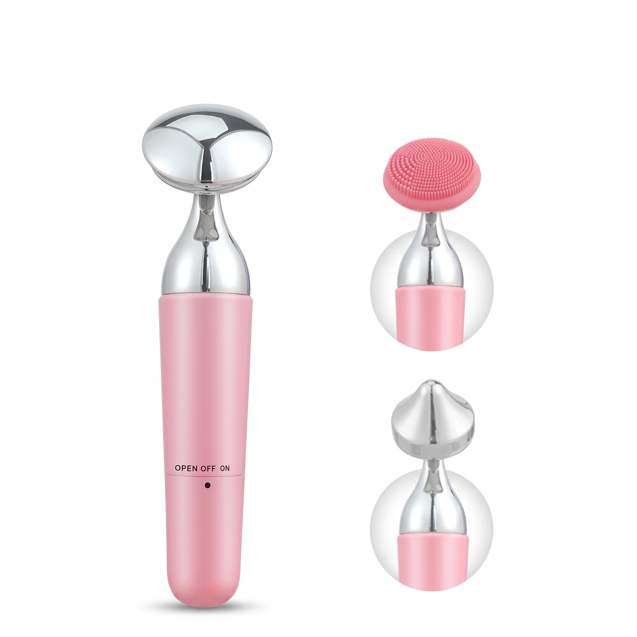 Pink Electric Cleansing & Massage Device with set 