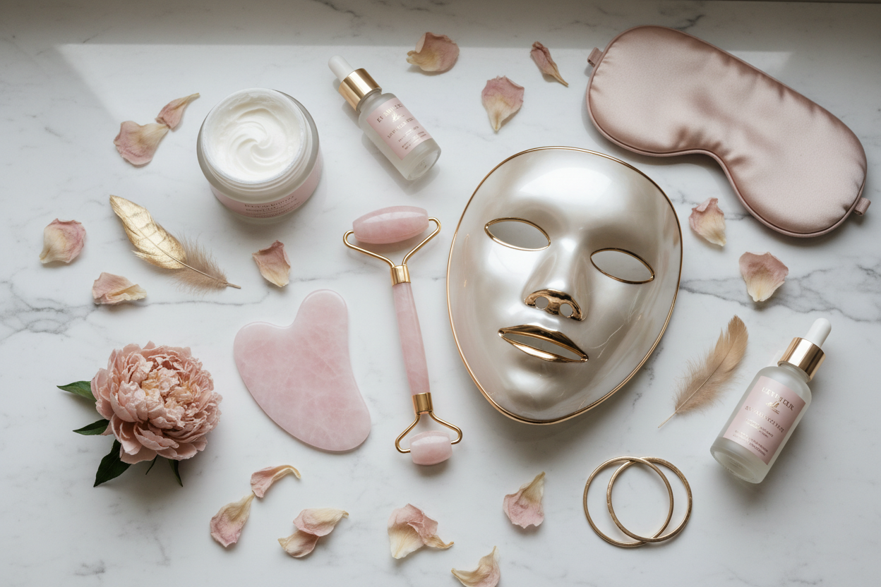 Skincare Devices Flatlay